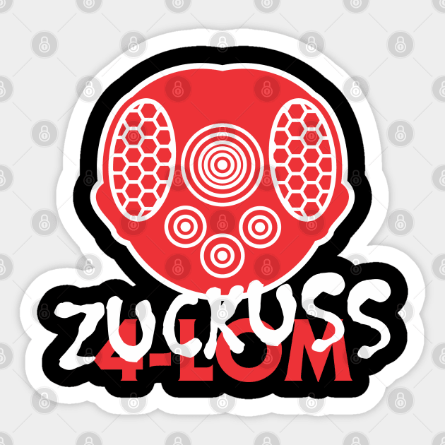 ZUCKUSS / 4-LOM Sticker by SkeletonAstronaut